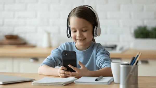 Child studying with StudyFirst app